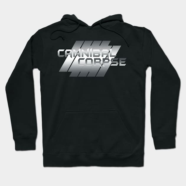 Metallic Illustration cannibal corpse Hoodie by theStickMan_Official